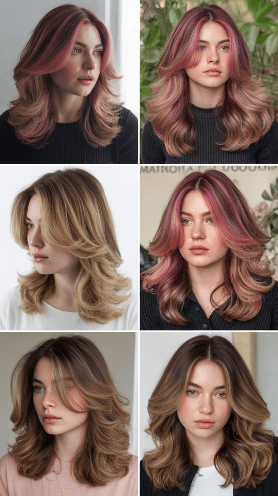  Bangs Variations for Layered Shoulder-Length Hair