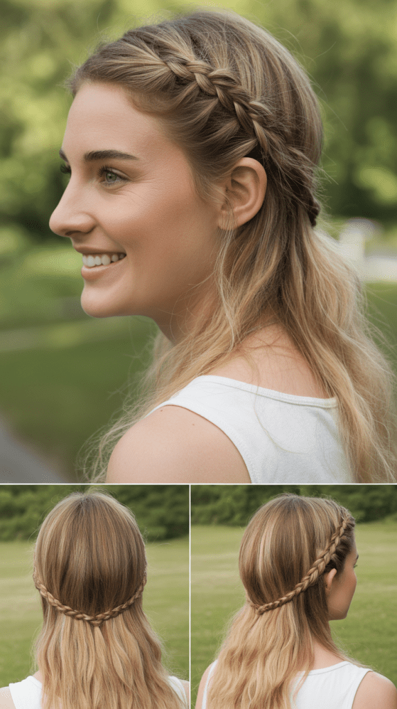  Simple Side Braid