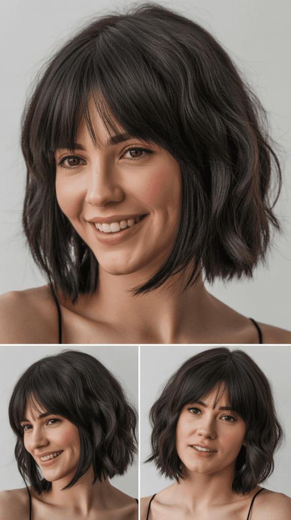  Layered Cut with Micro Bangs