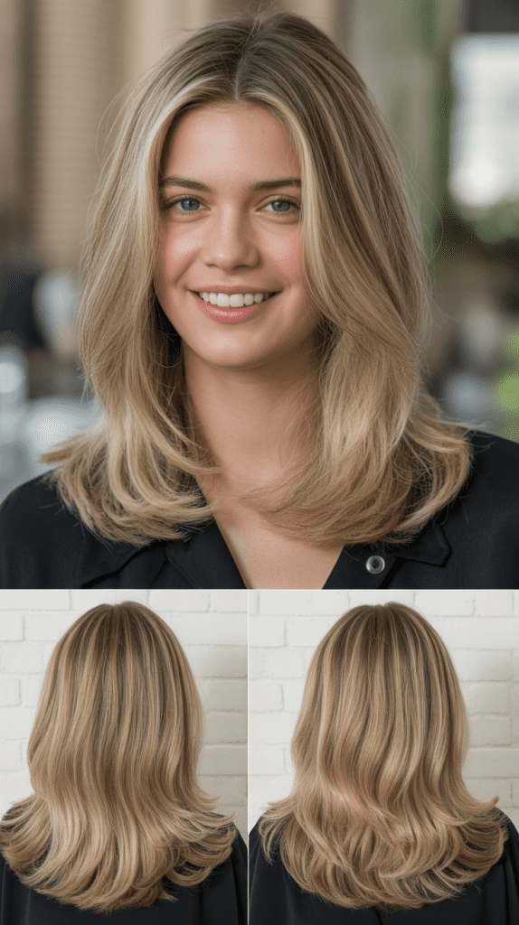 Layered Cut with Airiness and Lift