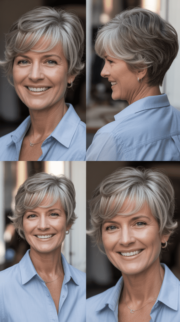 Short Hair with Face-Framing Layers