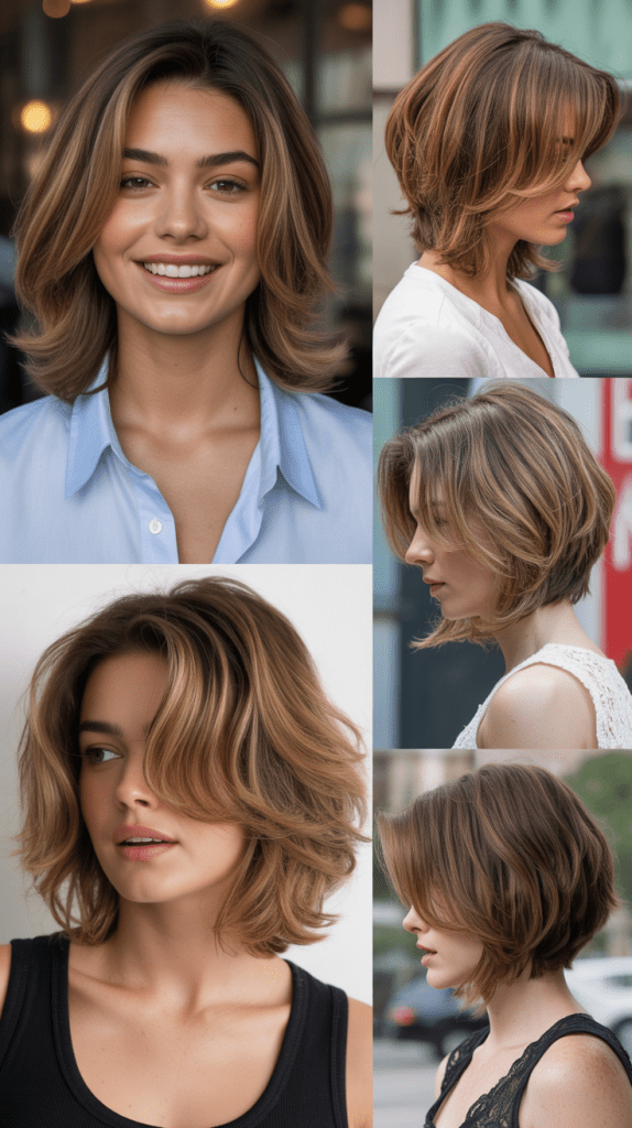Layered Lob With Textured Ends