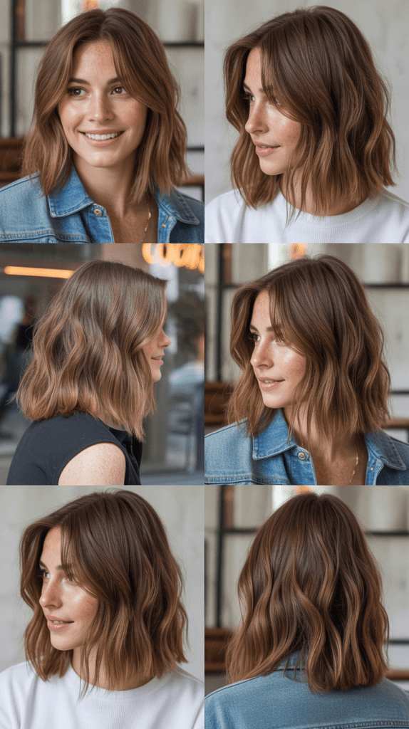 Modern Long Bob with Lived-In Texture