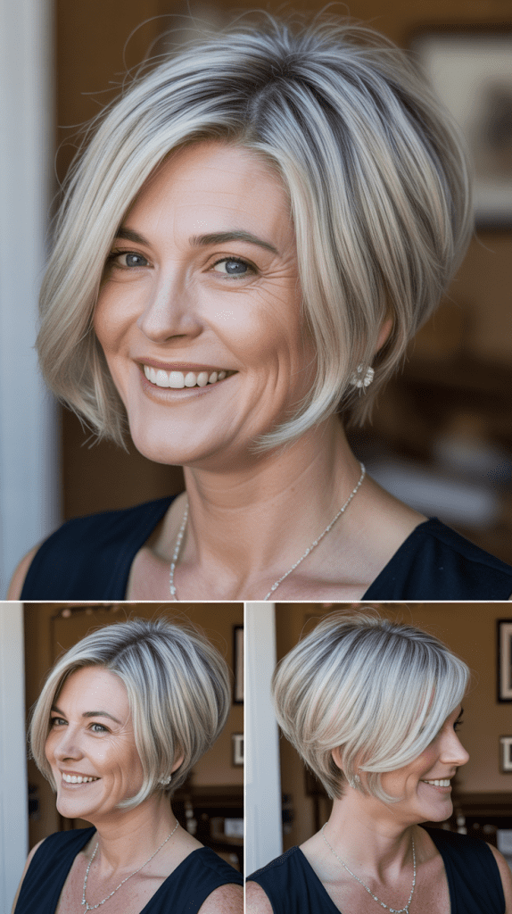 Side-Shaved Bob