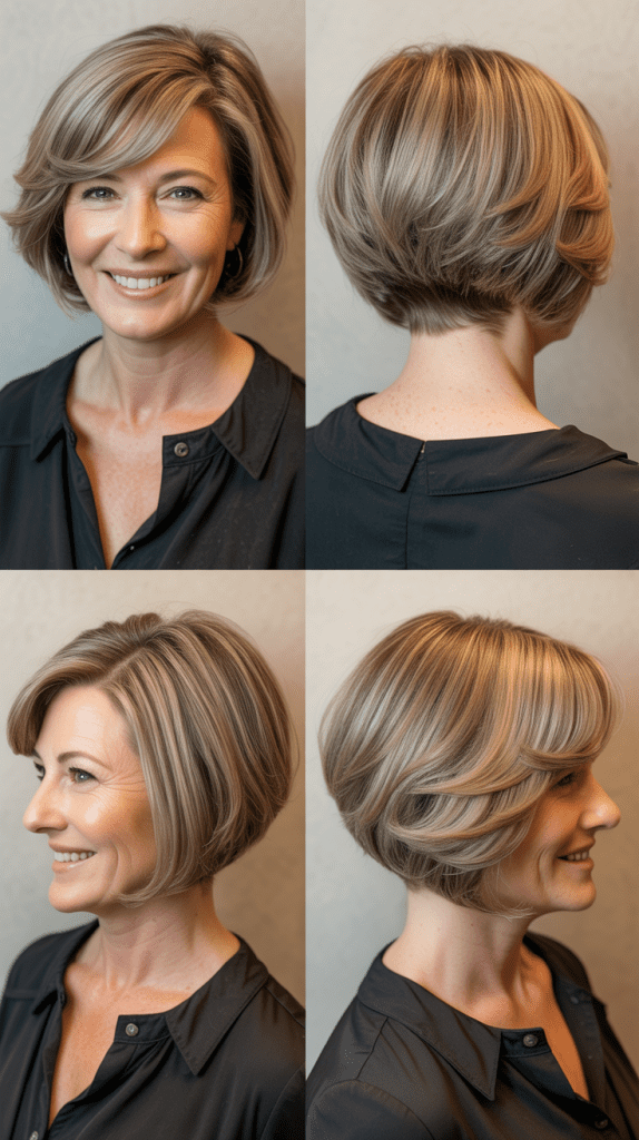 Inverted Layered Bob
