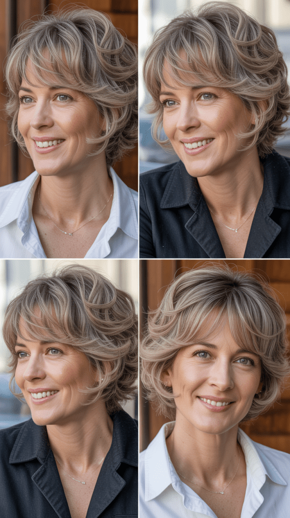 Windswept Wispy Bangs