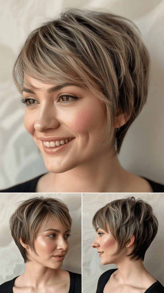 Stacked Layers with Asymmetrical Fringe