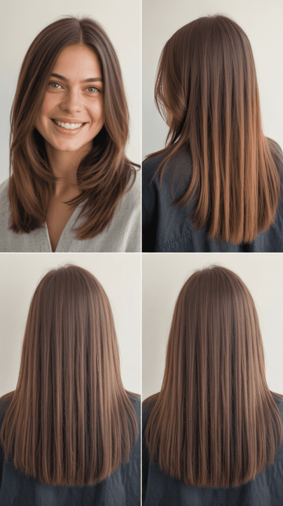 Layered Cut with Split Ends Prevention