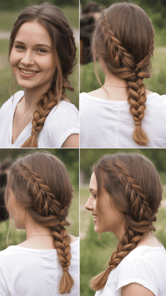 Boho Fishtail Side Braid