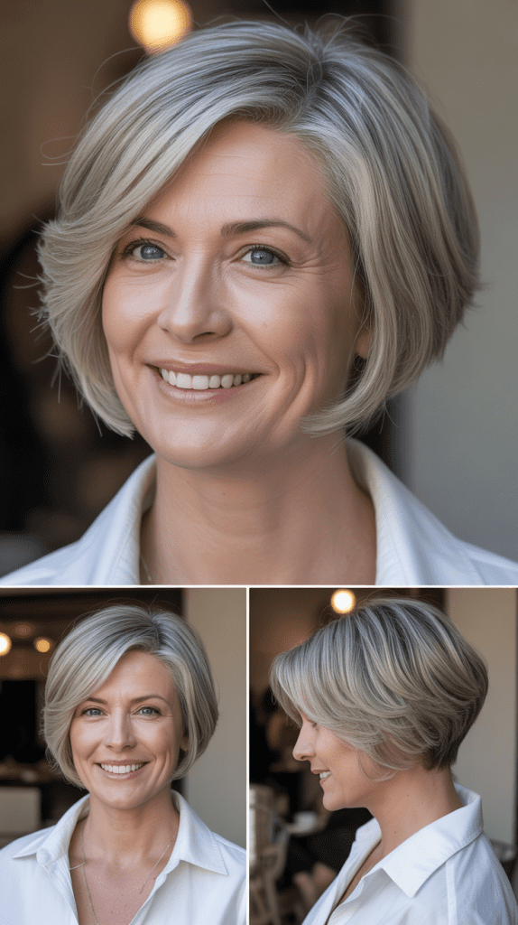 Sleek Angled Bob