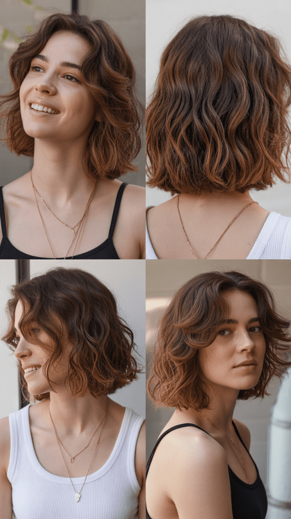 Tousled Long Bob