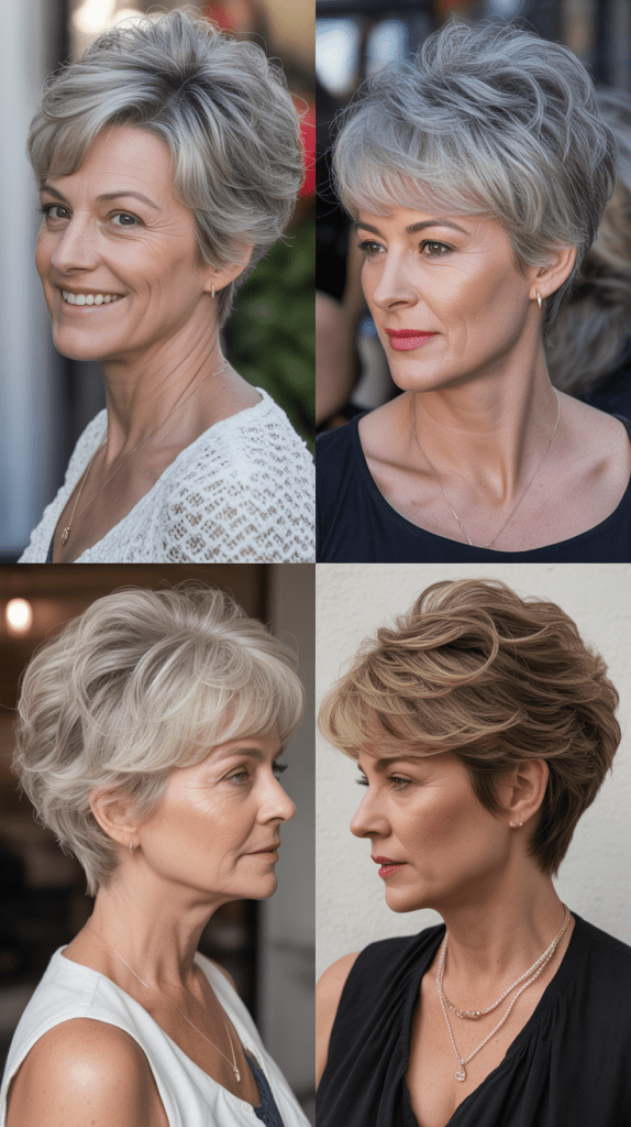 Voluminous Crown Pixie