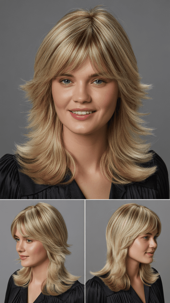 Long Layered Shag with Fringe