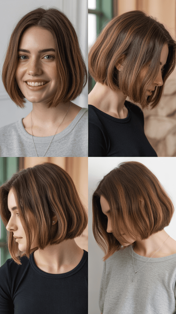 Rounded Bob with Curved Perimeter