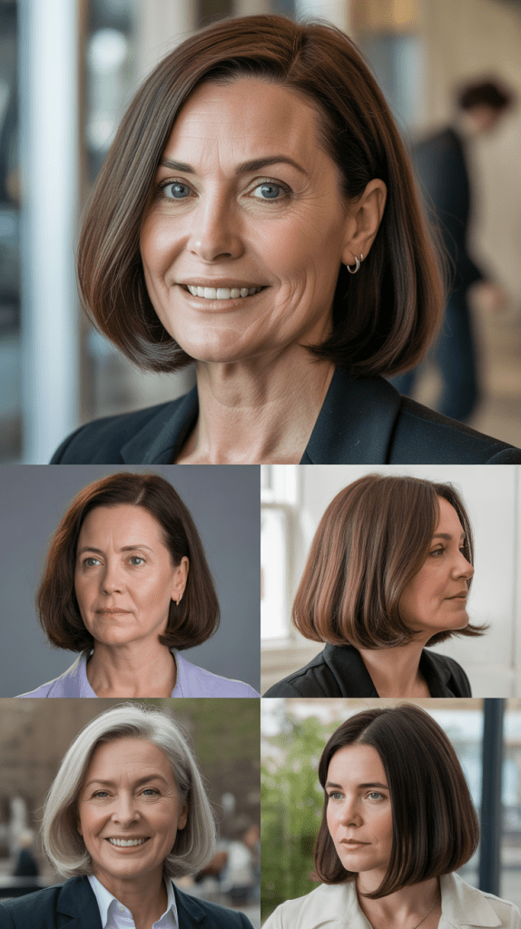 Chin-Length Blunt Bob