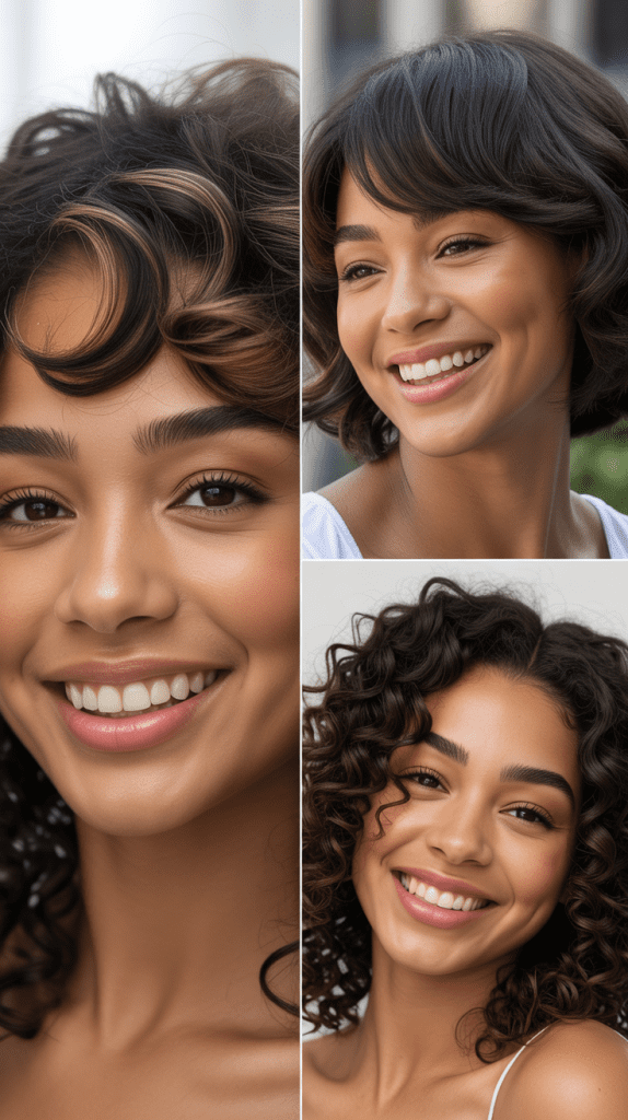 Arched Bangs With Feathered Layers