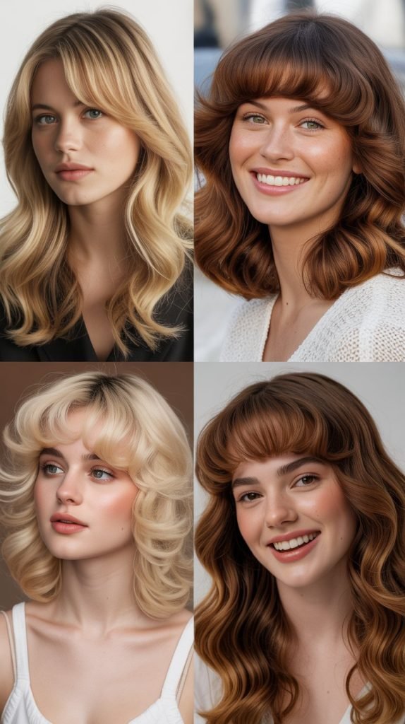 Soft Waves With Rounded Bangs