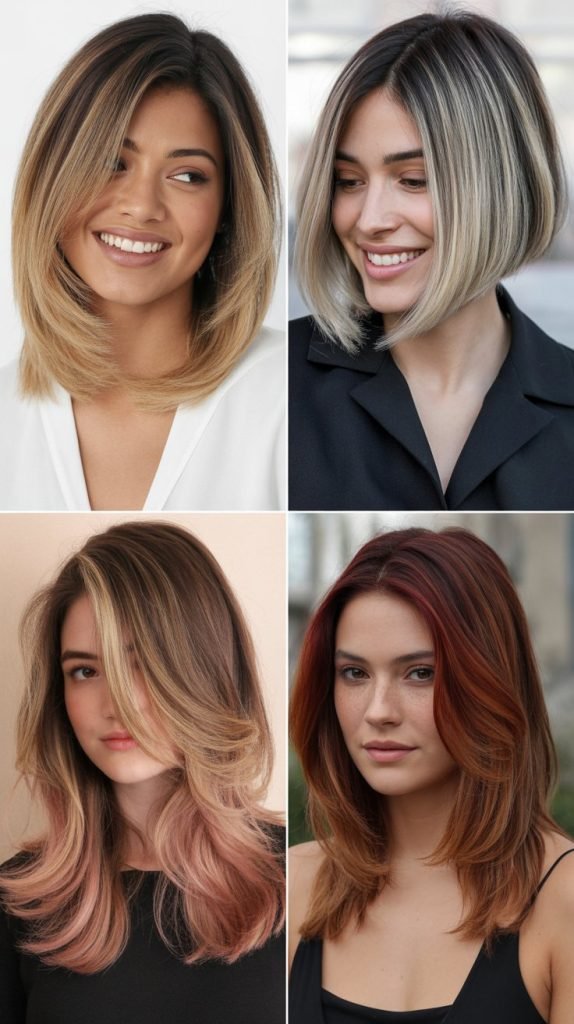  Swoopy Side-Parted Layers