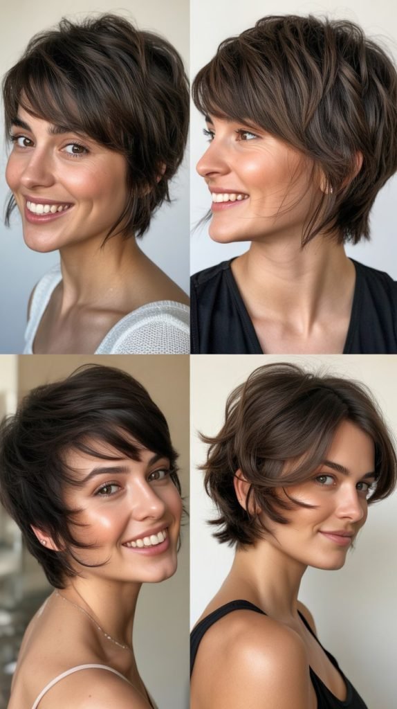 Shaggy Short Cut with Razored Ends