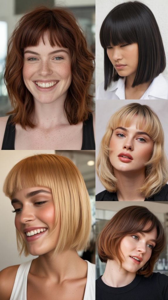  A-Line Cut with Choppy Bangs
