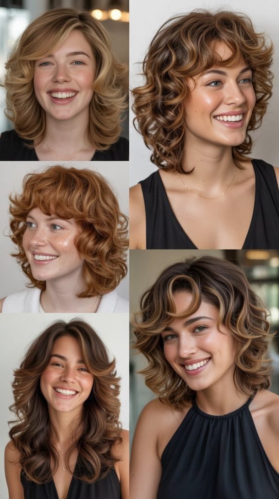  Layered Cut With Soft Curls