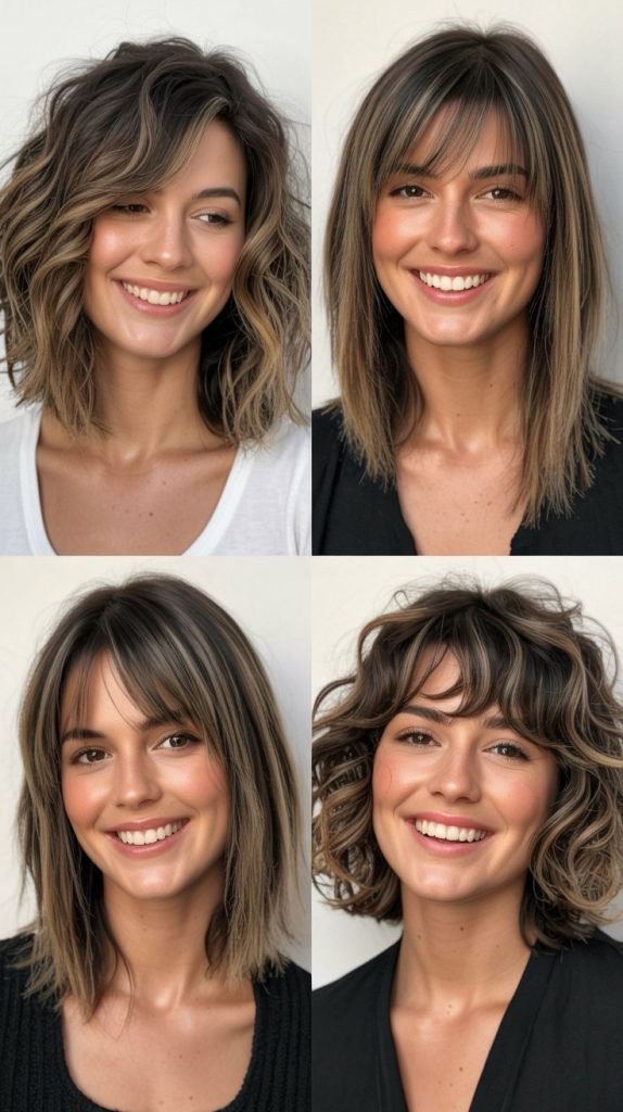 Messy Long Bob With Piecey Bangs