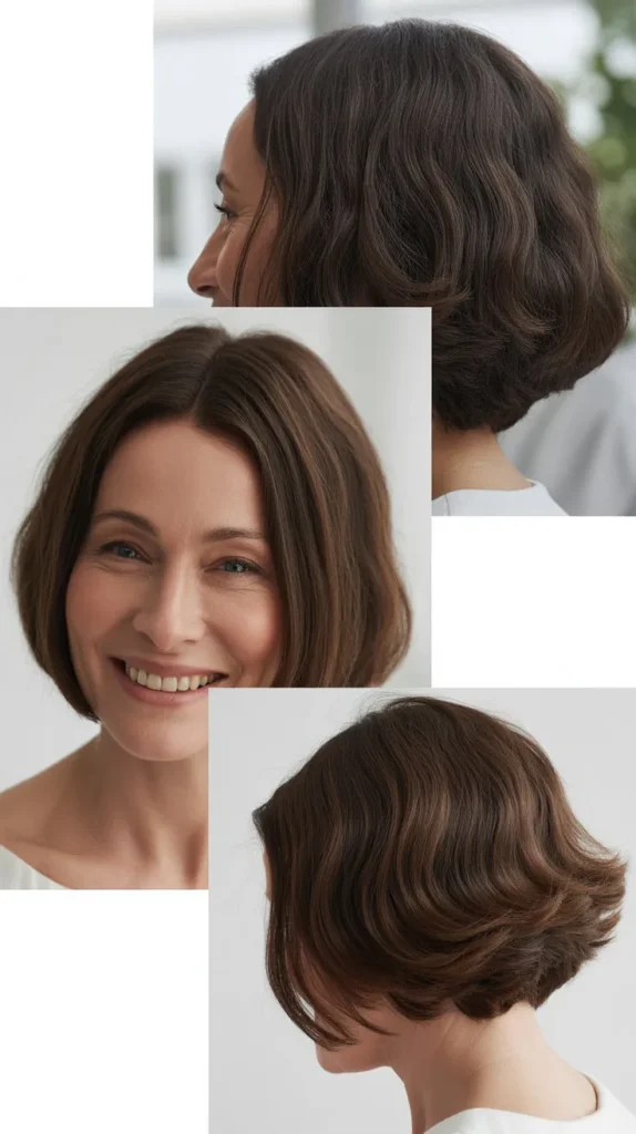 Sleek Bob with Middle Part: Minimalist Chic