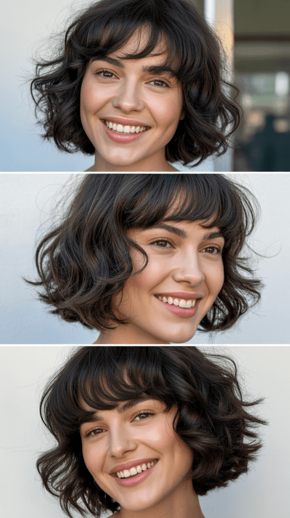 Lived-In Textured LOB With Shaggy Bangs