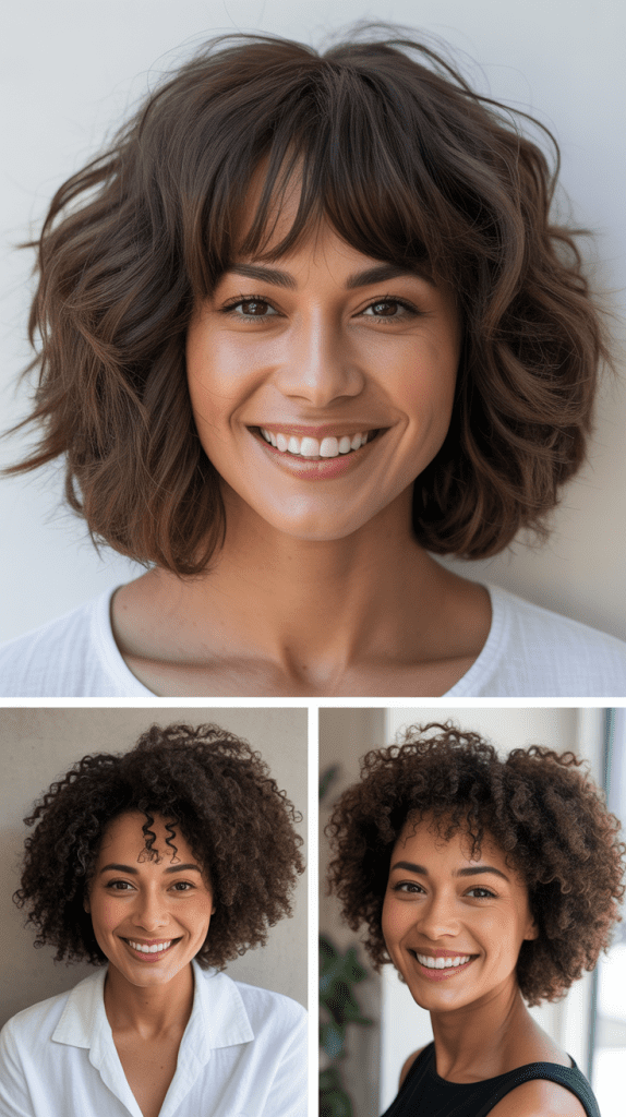 Choppy Textured LOB With Full Fringe