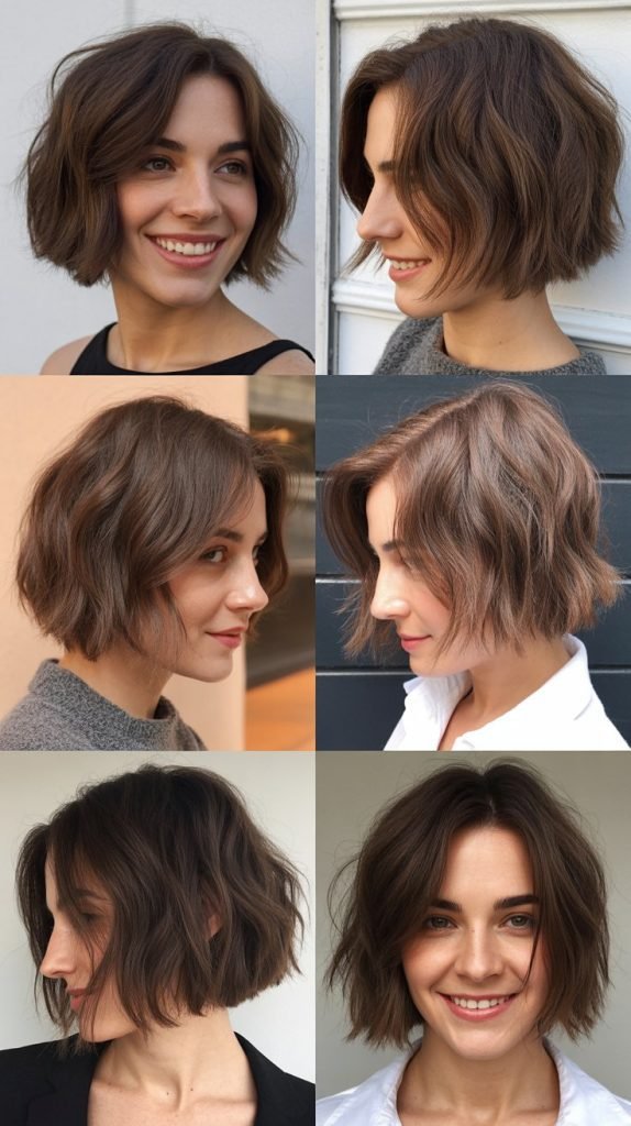  Choppy Bob with Face-Framing Pieces