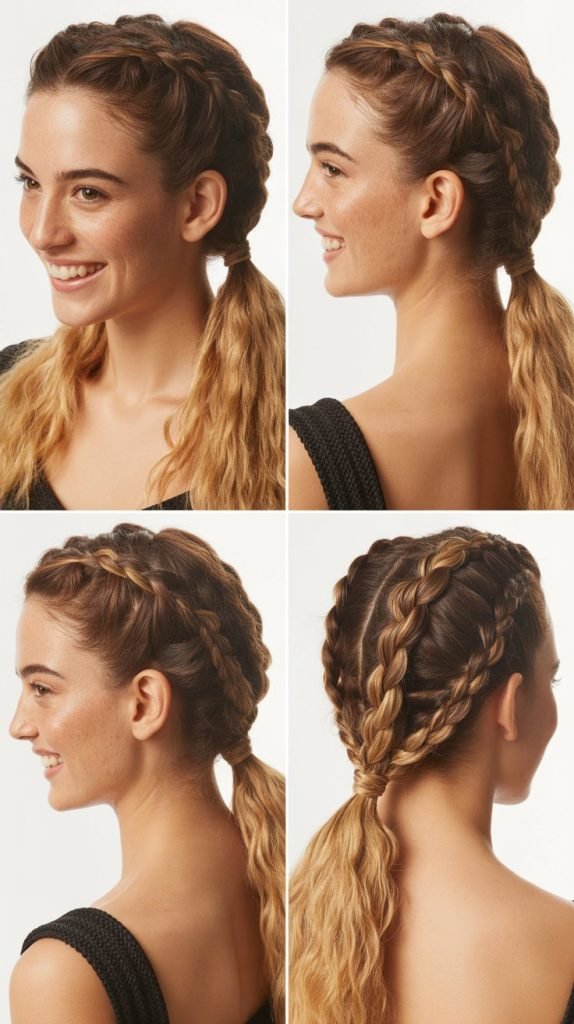  Rope Braid Ponytail
