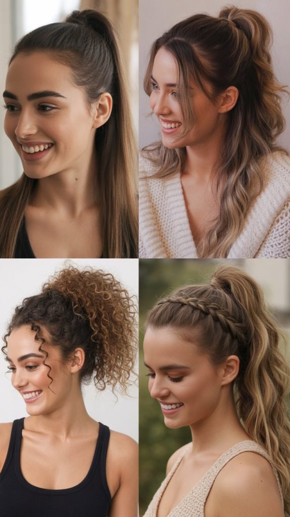 High Ponytail with Volume