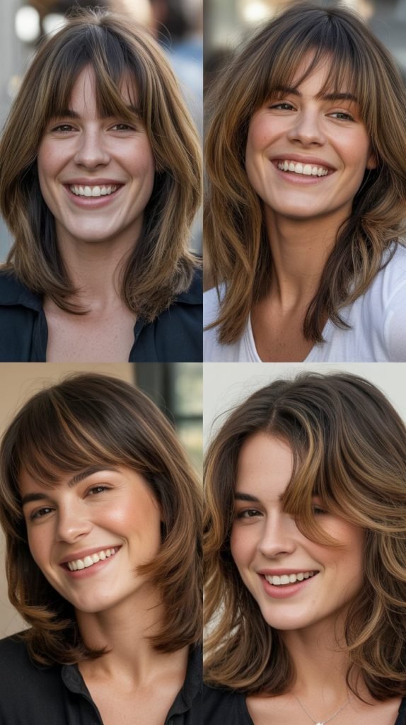 Rounded Bangs with Internal Layers