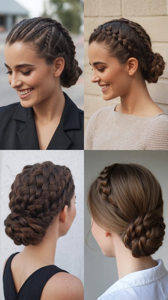  Low Braided Chignon