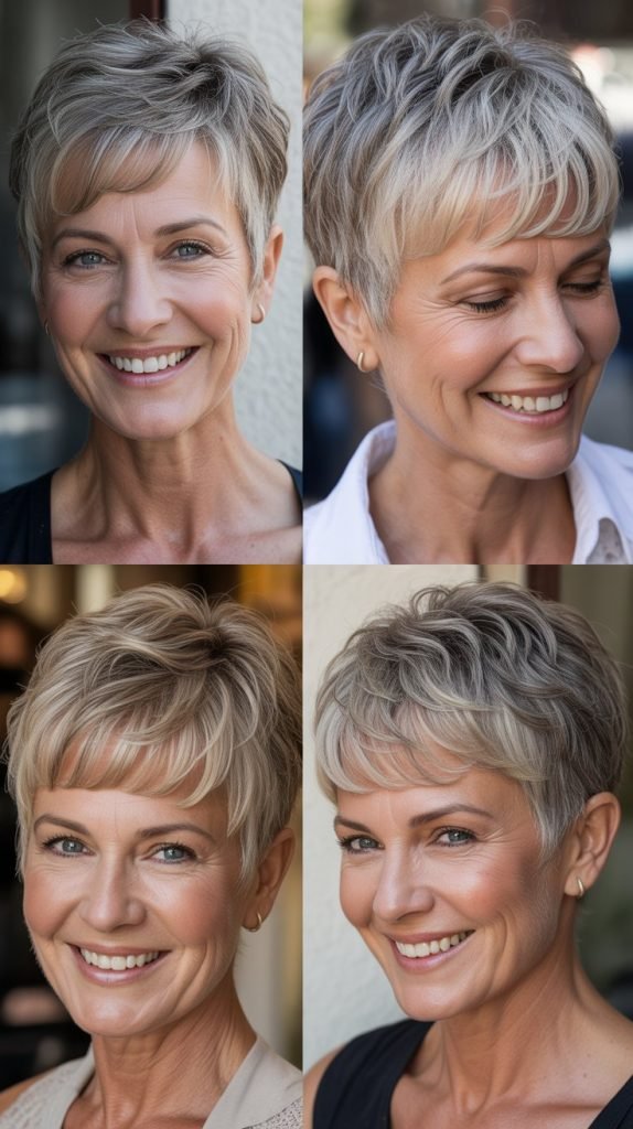 Textured Pixie with Micro Side Bangs