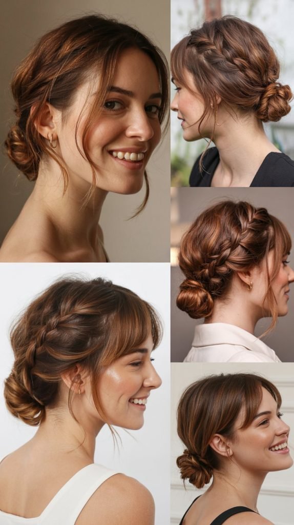 Asymmetrical Side Bun