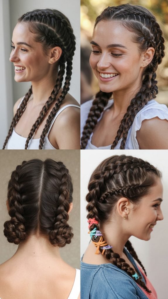 Double Dutch Braids