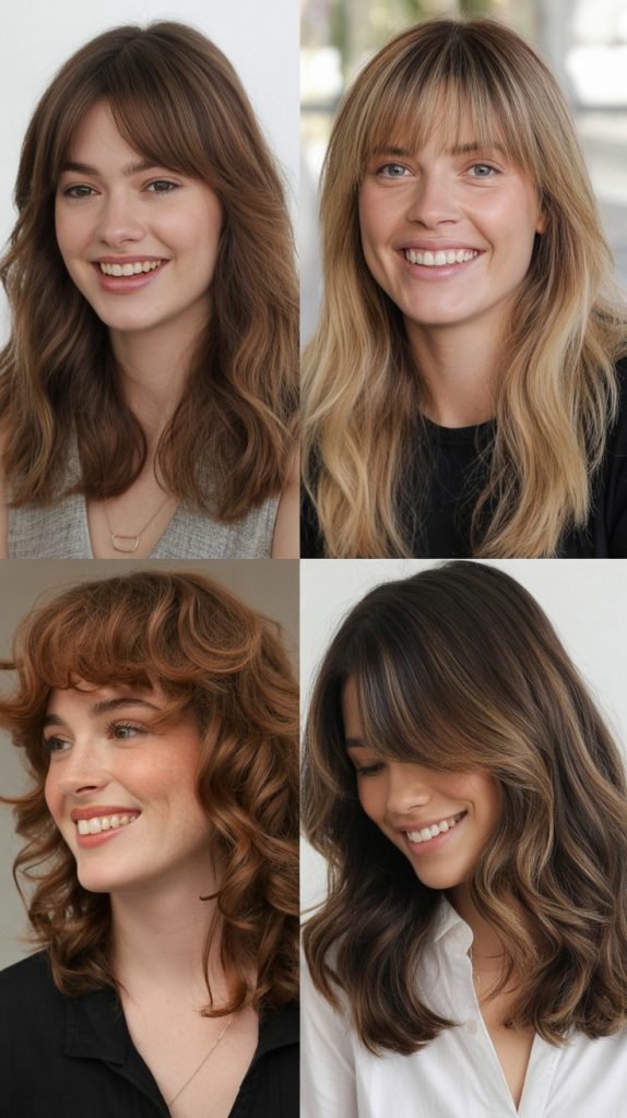 Blended Bangs with Invisible Layers