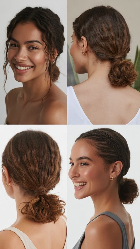 Low Twisted Ponytail