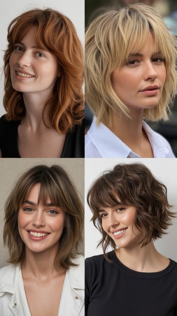 . Choppy Layers with Choppy Bangs