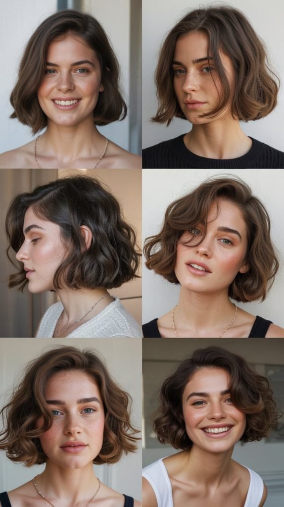 Soft Rounded Bob with Volume