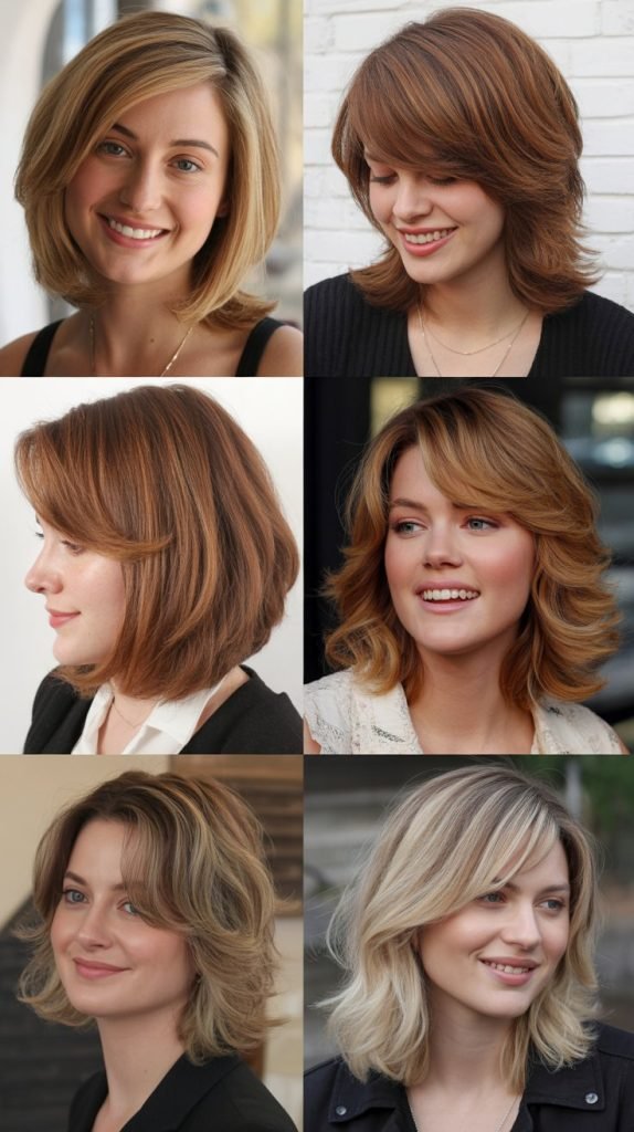 Sleek Straight Hair with Micro Bangs