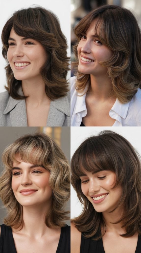  Wispy Bangs With Soft Graduated Layers