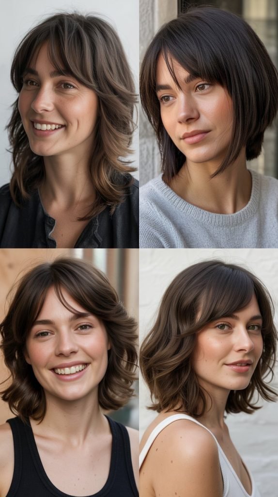 Split Bangs with Angular Layers