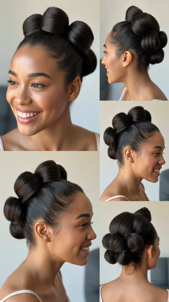  Elegant Rolled Updo