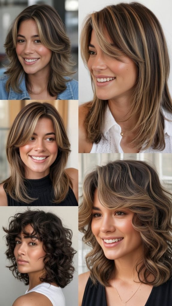 Layered Cut with Highlights and Lowlights