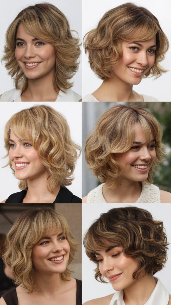 . Sleek Bob With Arched Full Bangs