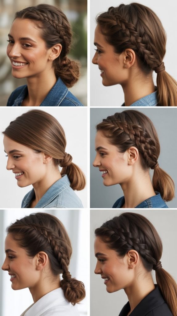 Braided Low Ponytail