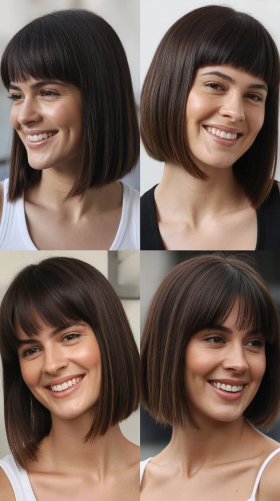 Straight Lob with Full Fringe