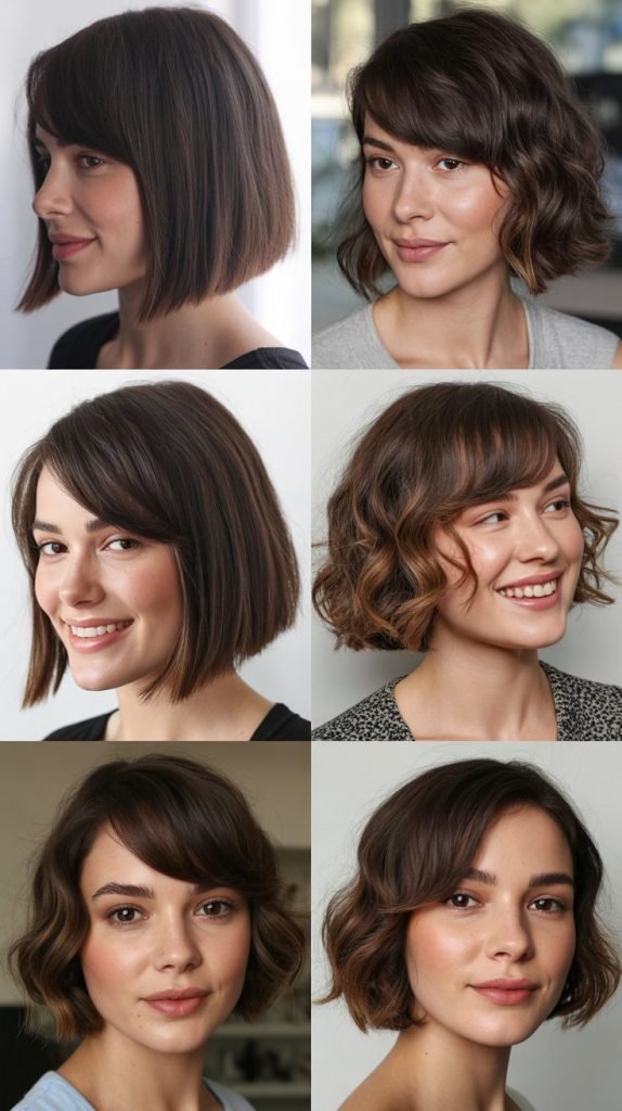 Asymmetrical Bob with Side Bangs